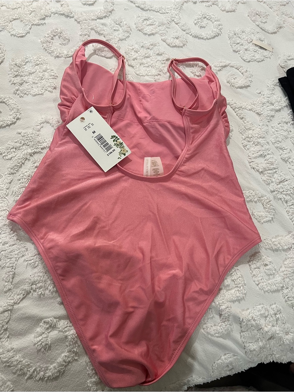 Chelsea & Violet Pink Scoop Neck One-Piece